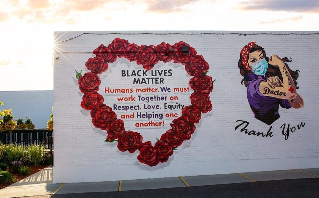 Oasis Black Lives Matter Mural