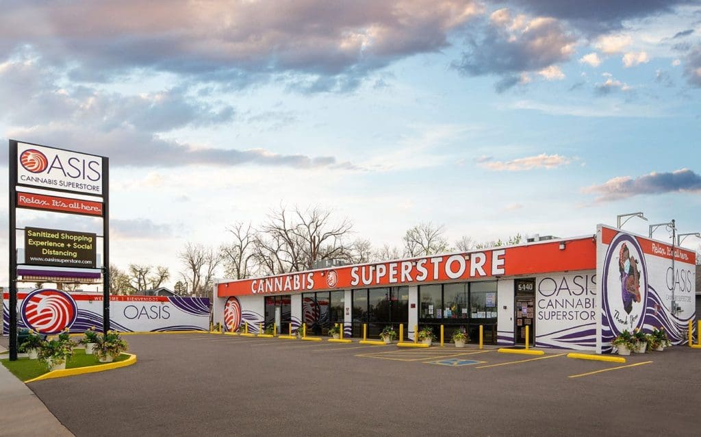 Oasis Cannabis Superstore Exterior Northwest Store