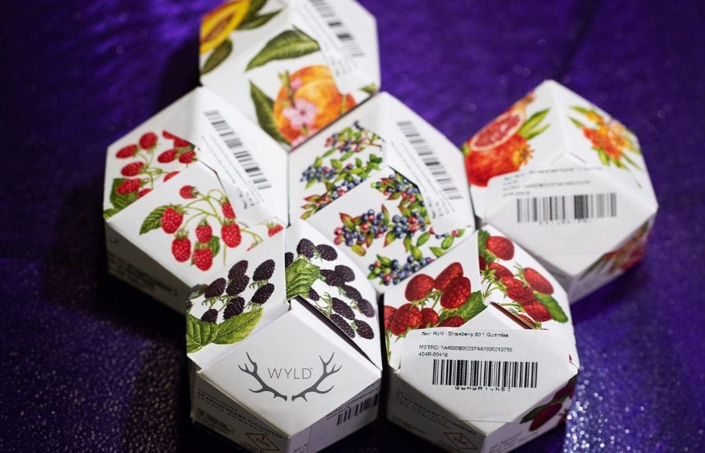 Wyld berry gummmies in cool small boxes- Oasis Superstore Denver